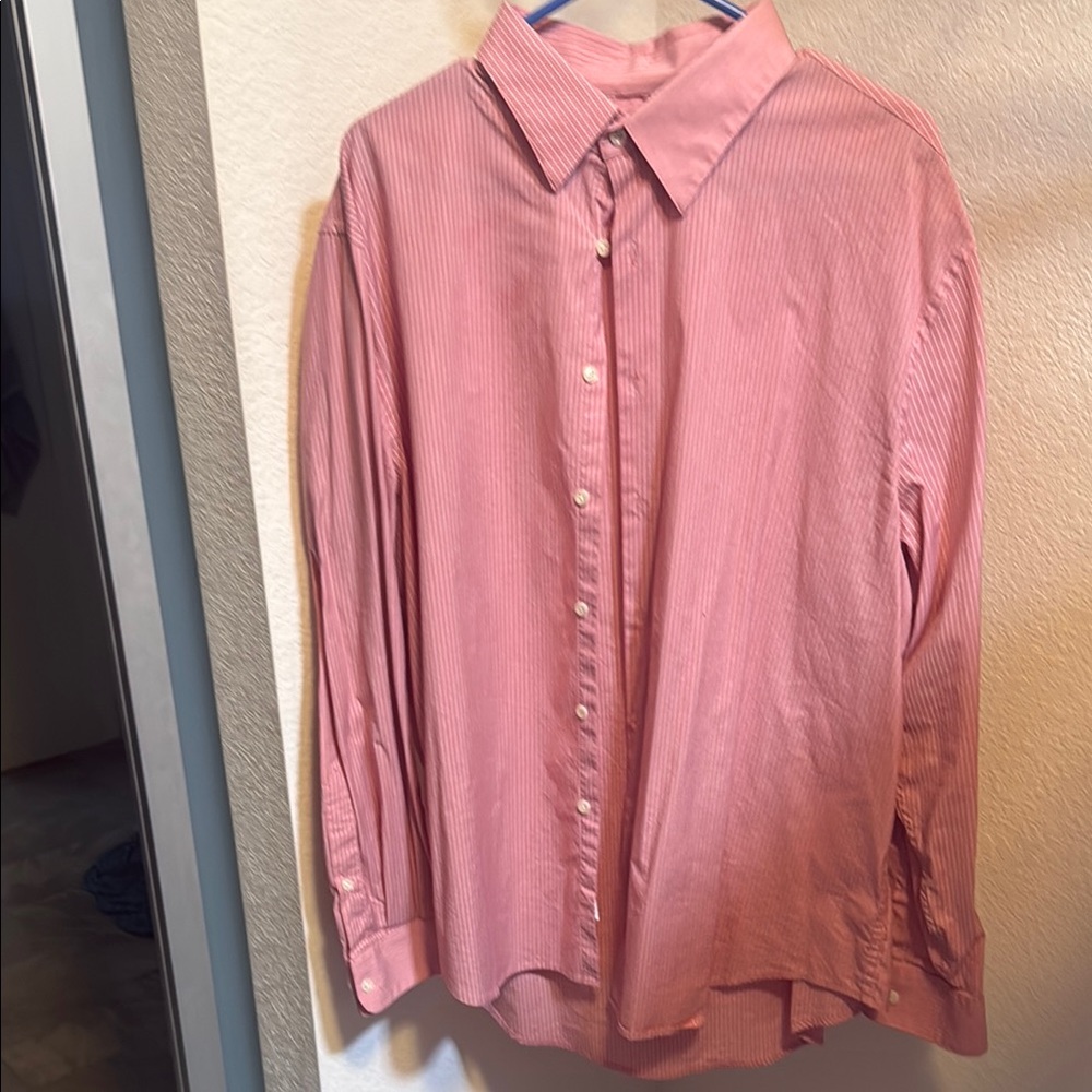Perry Ellis Pink Dress Shirt Classic Fit